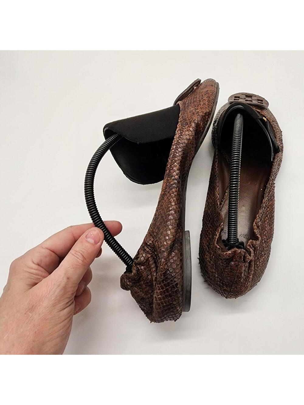 EUC Tory Burch Reva Ballet Flat Doria Snake Print 10.5 10 - Picture 4 of 8